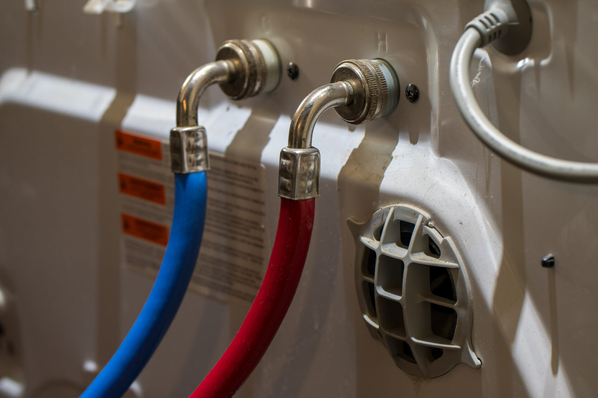 Washer Appliance Water Hookup Hoses.